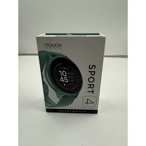 iTouch Sport 4 Unisex Heart Rate, Green Strap Smart Watch TP4R01-On1‎